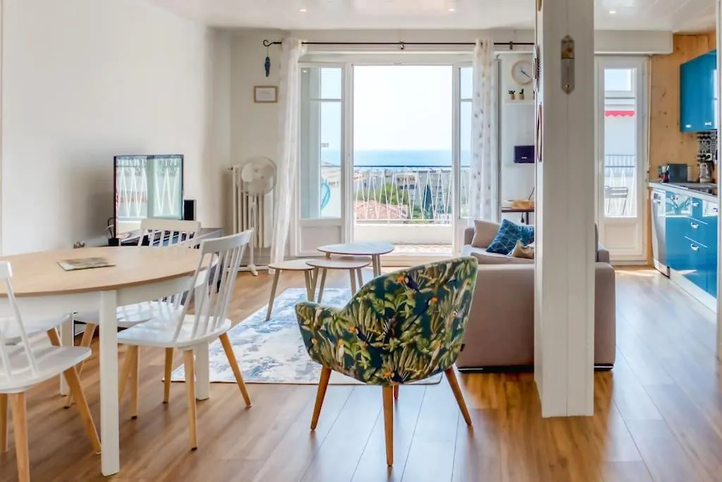 #15 2P Magnan Sea View 5 Min Beach Terrace & Parking Lägenhet Nice