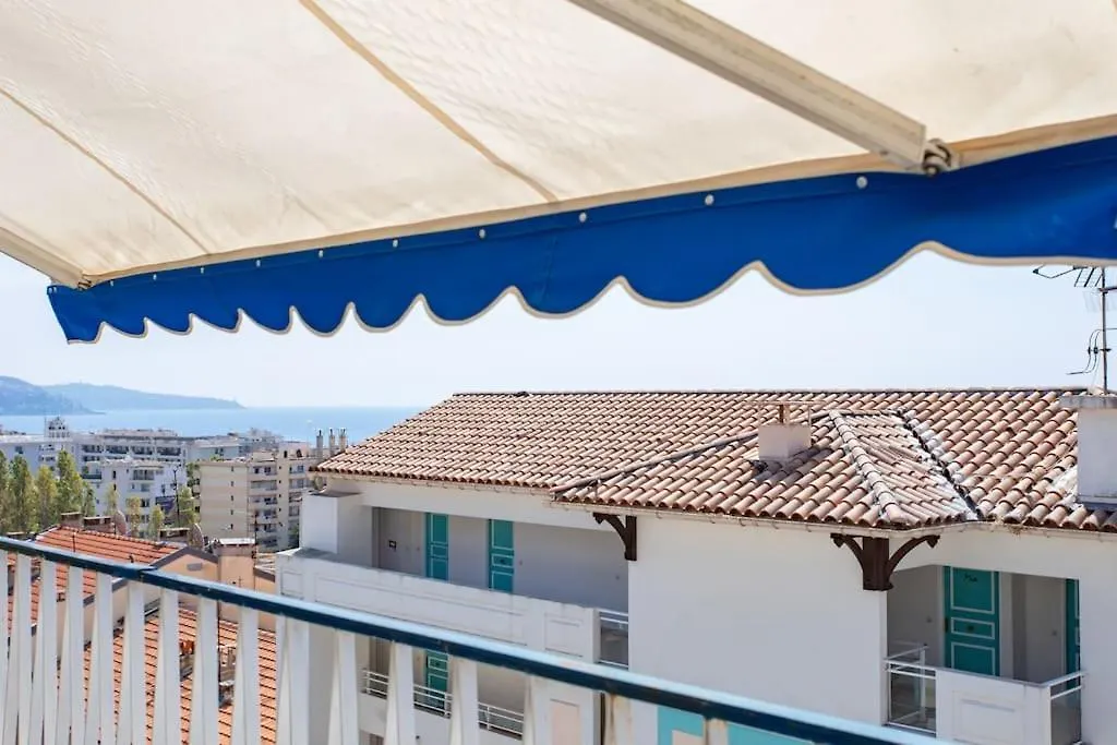 #15 2P Magnan Sea View 5 Min Beach Terrace & Parking Lägenhet Nice