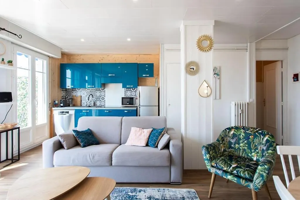 #15 2P Magnan Sea View 5 Min Beach Terrace & Parking Lägenhet Nice