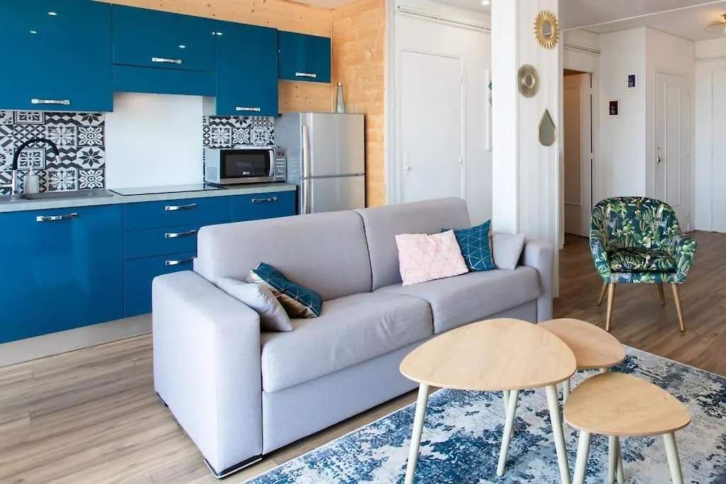 #15 2P Magnan Sea View 5 Min Beach Terrace & Parking Lägenhet Nice 0*,  Frankrike